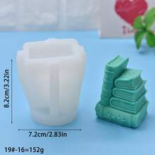 1pc Mummy Shaped Wax Candle Silicone Mold