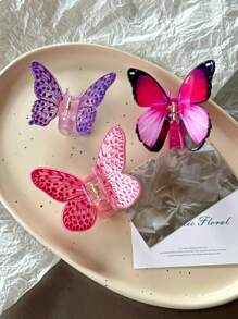 1 Stück Mehrfarbiger Schmetterling Haarklammer, neues Design für Hochsteckfrisur Dekoration, Geschenk für Feiertage