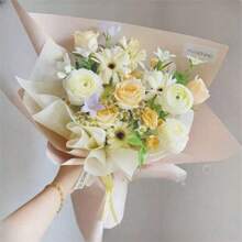 38 feuilles/sac, papier de doublure pour emballage de bouquet, sac en papier art floral, papier d'extraction de fleur coréen, papier d'emballage de fleur, papier cadeau, papier de soie, fournitures de bouquet, papier cadeau, papier d'emballage de fleur