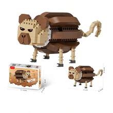 Tungtungtung Sahur, Bombardiro Crocodile, Tralalero Tralala, Lilililalila, Brr Brr Patapim, Shimpanzinni Bananini, Bombombini Guzini, Italian Brain Rot, Italian Brain Rot, Abstract Building Blocks, Building Block Figurines, Animal Building Blocks, Birthday Gifts, Collectible Figurines - Multicolor - View 18