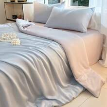 Duvet Covers Sets - 冰絲-水綠乳酪 - 查看 11