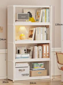 1黑色书架收纳架书柜置物架家用书籍收纳文件柜靠墙学生宿舍防尘书架带柜门多动能不防水实物偏白灰色普通大容量升级款（加宽）布艺组装收藏回购 - 彩色 - 查看 13