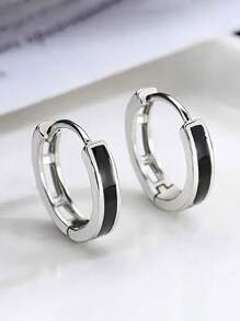 1 Pair Pretty Hoop Earrings For Women For Wedding Engagement Anniversary Party Jewelry Valentine's Day Gift