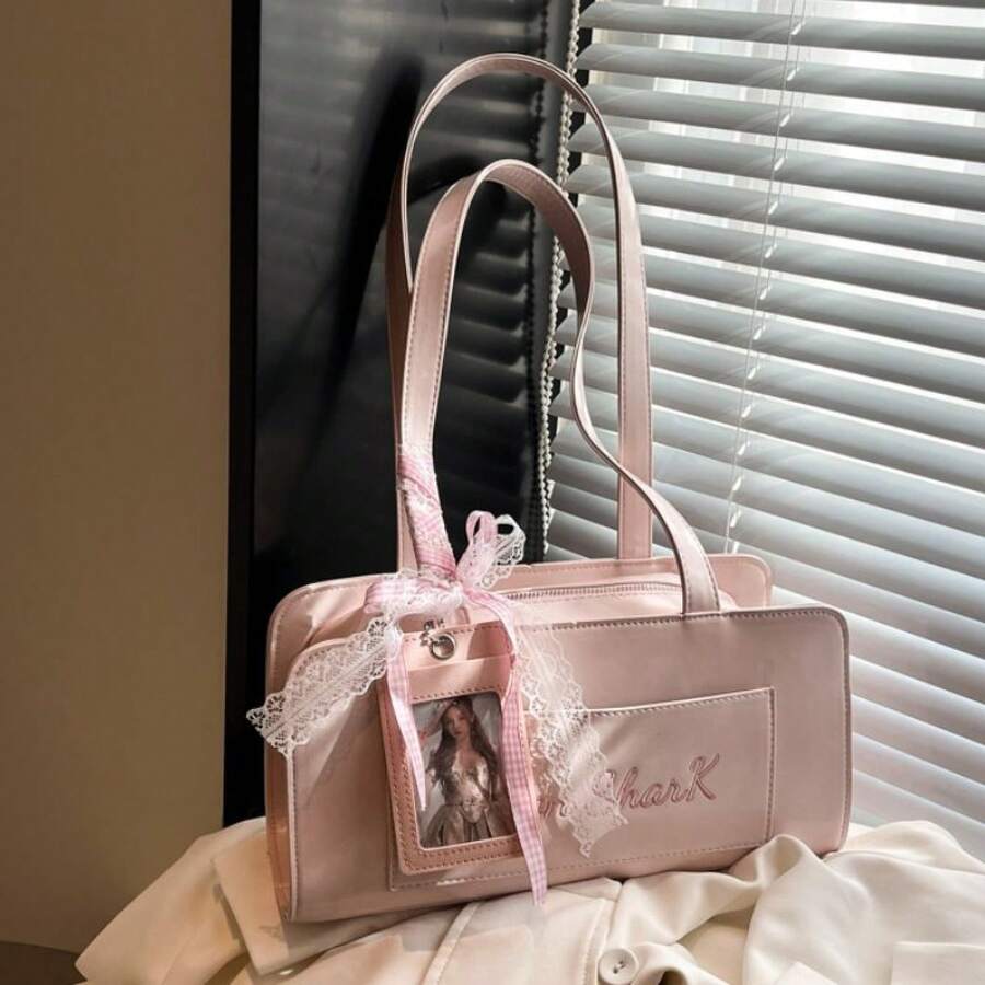 Women Shoulder Bags - 粉色 - 查看 1