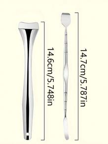 2 件面部清洁工具、面部护理刮刀、美容清洁工具、适合所有皮肤类型、男女通用的非过敏性不锈钢黑头去除工具、双头黑头钳和黑头去除套装、黑头清洁器：面部毛孔清洁器、去角质剂和按摩工具，使皮肤光滑