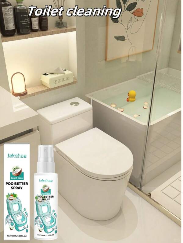 1pc Toilet Bowl Cleaning Spray The Toilet Bowl Is Fresh And Clean, Long-Lasting And Fragrant, And The Portable Care Of The Toilet Bowl In The Home Hotel