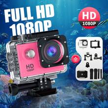 粉色运动相机,水下防水 DV 摄像机,防抖,140 度广角运动相机,自拍双屏运动相机 30fps 触摸双屏 Wifi 全高清,高清相机带配件套件 - 玫紅色 - 查看 4