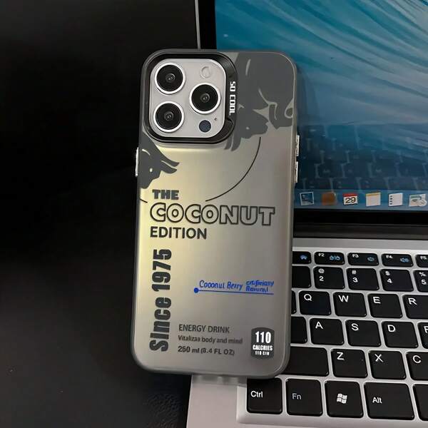 1 pièce Coque de téléphone avec motif d'éléments de voyage gravé au laser, coloré et mat en IMD, compatible avec 16 Pro Max, 15/14 Plus, 13, 12, 11 et séries de téléphones