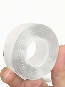 1/3/5m Super Strong Double-Sided Transparent Tape, Waterproof Reusable Clear Double-Sided Adhesive Tape, Suitable For Kitchen & Bathroom Items, Waterproof Wall Stickers, Transparent Tape Strong Adhesive Tape - Multicolor - View 4