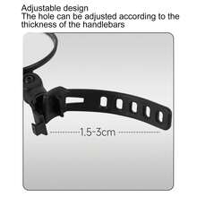 2 espejos retrovisores para bicicleta de 8 cm, ajustables, gran angular, redondos, universales para silla de ruedas y bicicleta. - Negro - Ver 6