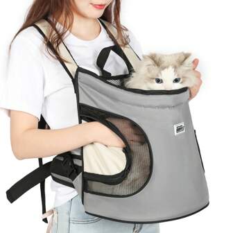 EdenPetz 1PC Pet Cat Dog Chest Backpack,Puppy Kitten Trave Front Carrying Tote Bag,Breathable Portable Pet Backpack