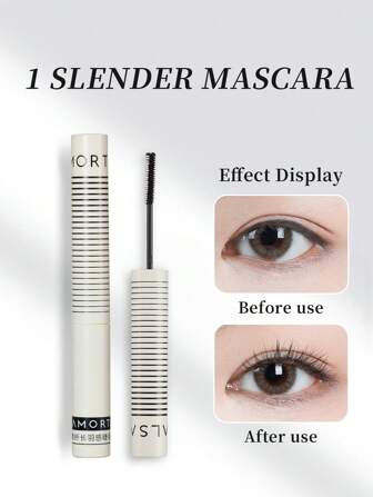 Amortals 睫毛膏 3.5克，黑色，纤长浓密，自然持久，卷翘，防水、防汗、防晕染，令双眼更大，速干易卸，打造完美眼妆，适合旅行、圣诞节、万圣节、感恩节、情人节、节日礼物、派对、浪漫约会等场合。