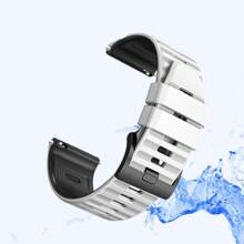 سوار بديل من السيليكون عالي الجودة بقطر 24 مم، ناعم ومتين، مريح للارتداء، سهل التنظيف، مناسب لساعات سونغتو سبارتان سبورت/رسغ HR/كاتب/كاتب HR بارو/بارو/سونتو 9 بارو/9/7/D5، قابل للتعديل، يمكن ارتداؤه للاستخدام اليومي والرياضة واللياقة البدنية