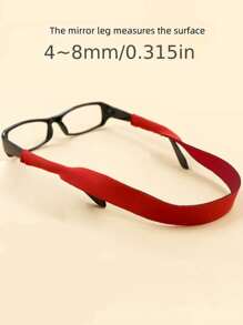 1pc Eyeglasses Strap, Waterproof Eyeglasses Cord, Sunglasses Chain, Eyeglasses Holder Lanyard For Swimming, Skiing, Sports