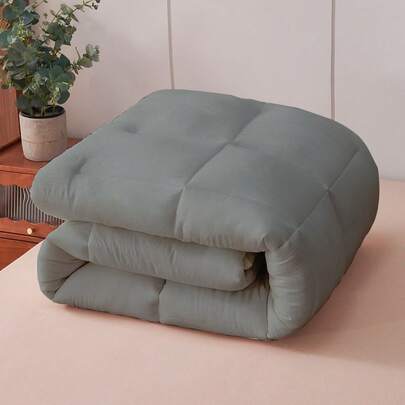单件绗缝被 - 四季通用羽绒被，羽绒替代品，通过 Oeko-Tex 认证