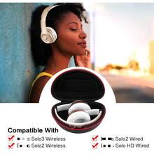 ALKOO Hộp đựng cứng cáp dành cho tai nghe Bluetooth Be/A/T/S/ Solo 4/ Studio Pro/ Solo3/ Studio3/ Solo2/ Solo Pro (Chỉ bao bì) - màu đen - Xem 5