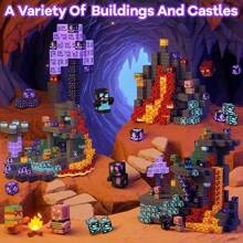 78-300 Stück Magnetische Bauklötze Spiel-basierter Bau Magwonder Höhlen Welt mit Magnet Konstruktionsspielzeug MINT Sensorisches Geschenk für Jungen Mädchen Geburtstag