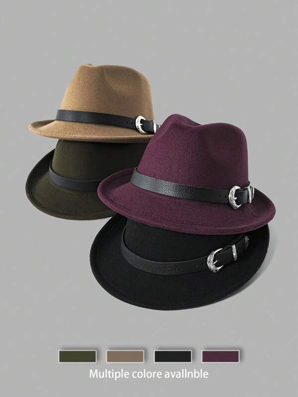 1pc Solid Color Bohemian Style Polyester UV Protection Decorative Sunhat, Fashionable And Versatile For Men And Women, All Season
