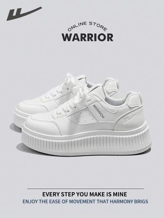  Warrior Women's Shoes Spring And SummerComfortable Modest Style Casual Yet Sleek Sneakers Applicable Throughout The Year Wear-Resisting All-Day Wear Training Sneakers Running Shoes Little White Shoes
