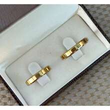 18k Gold Plated Couple's Ring Kit - Vàng - Xem 2
