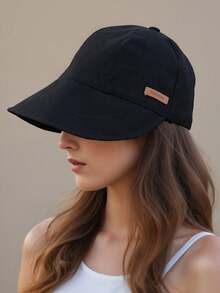 1 件女士可调节夏季太阳帽、渔夫帽、遮阳帽、旅行帽、沙滩帽，头围 55-58 厘米，轻便 - 棕色 - 查看 3