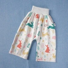 1pc Waterproof Anti-Leakage Baby Potty Training Pants/Skirts, Breathable Soft Material, Washable & Reusable, Suitable For Infants - Multicolor - View 25