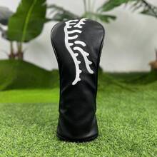 Funda clásica negra para cabezal de palo de golf: un accesorio de golf duradero, impermeable y que proporciona la mejor protección para tu palo de golf.