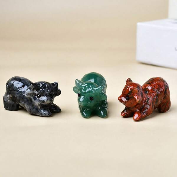 CUPIDCRYSTAL Natural Crystal Carved Cow, A Perfect Crystal Gift, Raw Stone Jewelry Making, Unique Home Decoration Stone, Used For Making Incense Stones