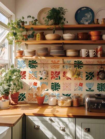 1 PACK Of 10PCS High-Transparency Crystal Film Tile Sticker, DIY Self-Adhesive Waterproof Tile Sticker, Kitchen Splash-Proof Tile Sticker, Easy To Tear And Stick, Beautiful Once Applied, Easy To Clean And Operate, Suitable For Home Decoration, Kitchen, Bathroom, Balcony, Rental House Renovation