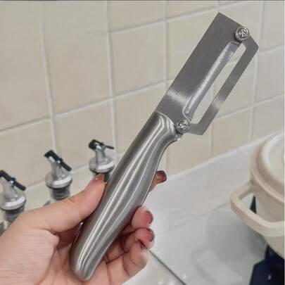 Stainless Steel Peeler - Forged Rust-Resistant Sharp Multi-Purpose Kitchen Tool For Fruits, Vegetables, Cucumbers - Durable Ergonomic Design For Efficient Peeling & Comfortable Grip Handle