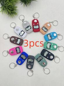 602 Handheld Tally Counter With LED Display, Portable Keychain Counter, Convenient For Prayer Counting, Inventory Counting, People Counting, Displays Up To 99,999