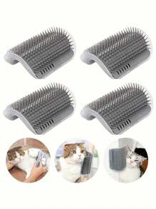 1 pièce grattoir à chat, colonne grattoir à chat, en silicone, planche murale pour cage à chat, résistante à l'usure, résistante aux griffures, sans perte de poils, sans démangeaison, colonne en silicone résistante aux griffures