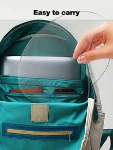 带拇指孔的椭圆形艺术家调色板 - 不粘，丙烯酸颜料调色板托盘，透明椭圆形调色调色板，适用于水彩、丙烯、化妆品化妆，适用于绘画、化妆等，学校用品，返校