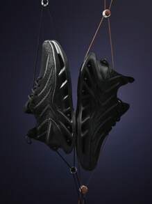 Zapatos deportivos casuales para hombres, zapatillas de moda con cordones de punto, zapatos deportivos de ocio para parejas, suela exterior ultraligera de cuchilla hueca, zapatos deportivos para correr resistentes al deslizamiento y con amortiguación para exteriores