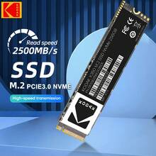 Kodak M2 SSD 2TB NVME M.2 2280 PCIe3.0x4 Internal Solid State Drive 256GB 512GB 1TB Gen3 High Speed Hard Disk For Laptop Desktop Game