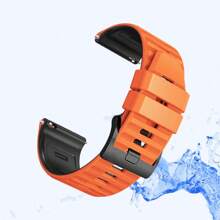 سوار بديل من السيليكون عالي الجودة بقطر 24 مم، ناعم ومتين، مريح للارتداء، سهل التنظيف، مناسب لساعات سونغتو سبارتان سبورت/رسغ HR/كاتب/كاتب HR بارو/بارو/سونتو 9 بارو/9/7/D5، قابل للتعديل، يمكن ارتداؤه للاستخدام اليومي والرياضة واللياقة البدنية