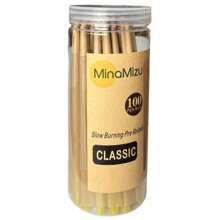 MINAMIZU 200/100/50/30 conos enrollados previamente - Ultra lento quemado, papeles de liar, papel enrollado tamaño King 109 mm, incluidos filtros y tubos de embalaje - Papel de liar cigarrillos, accesorios para fumar - Regalo perfecto para el Día de San Valentín