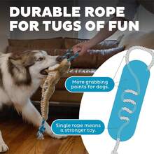 Outward Hound Ropiez Rope Interactive Dog Tug Toy For Tugging Squeaky Fun, 23.6 Inch Sloth, Brown, Large - Hươu cao cổ vàng 15" - Xem 8