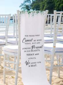 Memorial Wedding Chair Sign Wedding Memorial Sign Save A Seat For Someone In Heaven In Loving Memory Reserved Seat Decorative Gift Lost Seat For Wedding Memorial, Anniversary