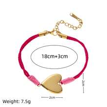 1 件夏季时尚精致不锈钢波西米亚爱情太阳四叶草多巴胺手链，展现魅力和个性化，适合女性日常穿衣装饰、海滩度假派对、音乐节。