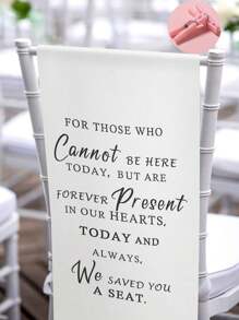 Memorial Wedding Chair Sign Wedding Memorial Sign Save A Seat For Someone In Heaven In Loving Memory Reserved Seat Decorative Gift Lost Seat For Wedding Memorial, Anniversary