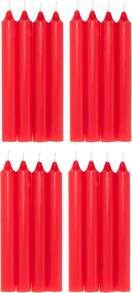 Comfort House Vela de mesa Roja - Pack velas - Velas Decorativas Sin Perfume - Velas para tu Hogar| Envíos Rápidos 24-48horas - Sin perfume - Ver 1