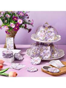 Set de regalo de espejos con diseño de mariposa, incluye 10 espejos con estampado de mariposa, 10 bolsas de organza, 10 tarjetas de agradecimiento con diseño floral. Ideal como recuerdo para bodas, despedidas de soltera, fiestas de cumpleaños y fiestas con temática de mariposas. Disponible en 3/15/30 piezas