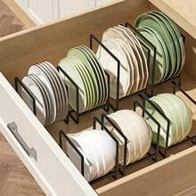 3 件套铁制落地式厨房立式碗碟架 - 带排水功能的碗碟收纳架，非常适合家庭整理 - 彩色 - 查看 6