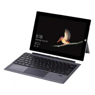 Teclado magnético sem fio Bluetooth 5.3 Gracemind EDUPUP com touchpad para Microsoft Surface Pro 4/5/6/7/7+ Tablet portátil com suporte flip e bateria integrada tipo C, teclado de carregamento