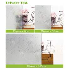 New Product Launch Static Cling NonAdhesive Window Film Frosted Glass Bathroom Door Decoration Privacy Covering 17.7x 78.7 - Pure - View 6
