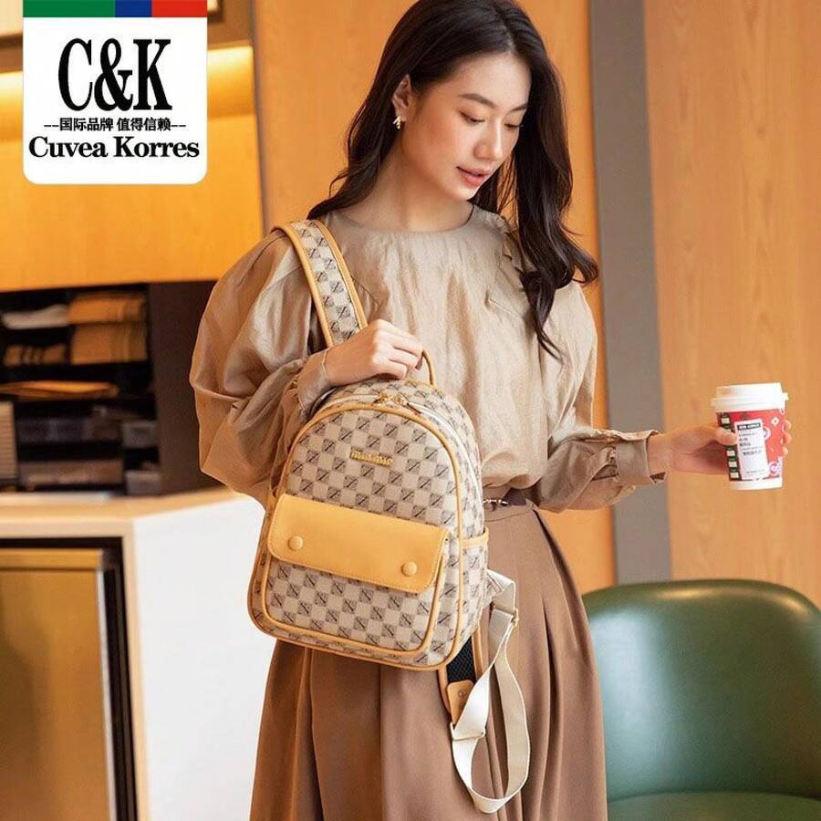 Women Crossbody - 棕色 - 查看 1