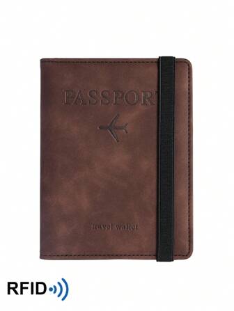 BATSIOE 旅行钱包防盗 RFID 屏蔽护照夹，简约纤薄多功能护照钱包，假期旅行必备护照套，女士护照夹