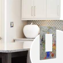 1 Pc Agate Stone Pattern Switch Cover Plate Outlet Covers Wall Plate Light Switch Plate Decorative Switch And Socket Covers For Home Kitchen Decoration - Multicolor - View 11