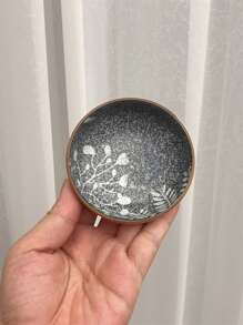 4件/6件/8件/108件陶瓷调味碟，花卉陶瓷调味碟，酱汁碟，家用酱油醋香料碟，适用于家庭厨房，餐厅，寿司吧，聚会，火锅，野餐，露营，烧烤，凉菜，厨房用具，餐具配件，番茄酱沙拉酱黄油碟，小吃盘